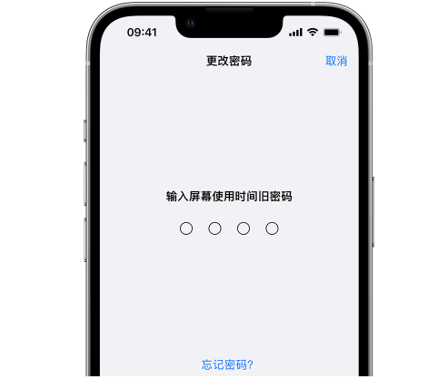 番阳镇iPhone屏幕维修分享iPhone屏幕使用时间密码忘记了怎么办 