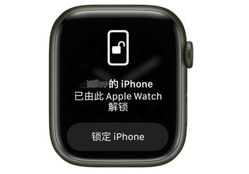 番阳镇苹果手机维修分享用 AppleWatch 解锁配备面容 ID 的 iPhone方法 