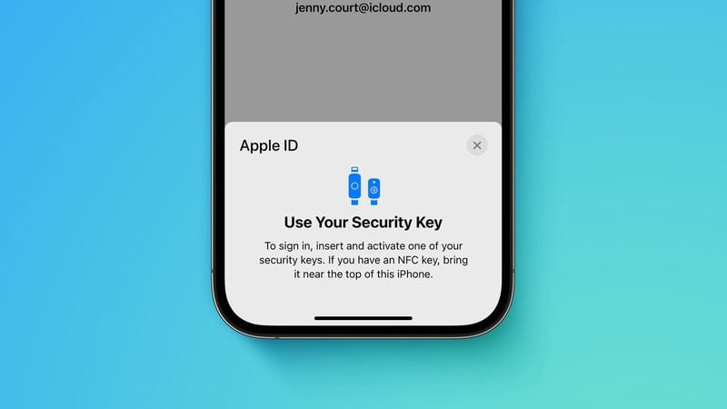 番阳镇苹果手机维修分享iOS 16.3 新增的 Apple ID 的安全密钥有什么功能 